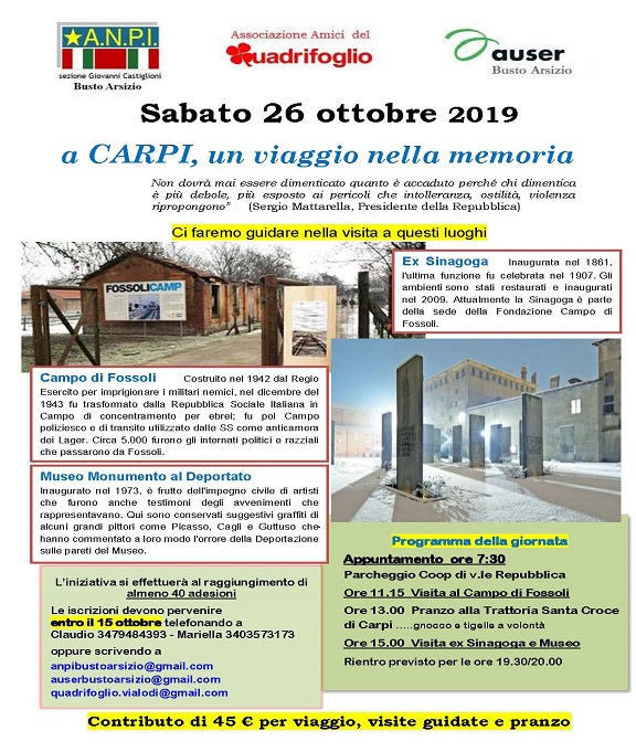visita Carpi 26 ottobre 2019
