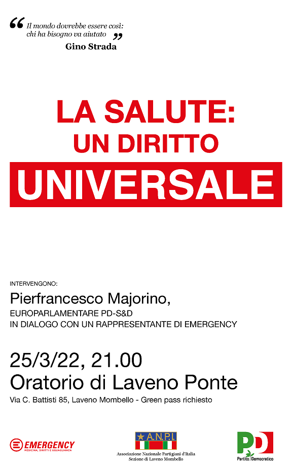 Laveno Banner_Salute_Diritto_Universale